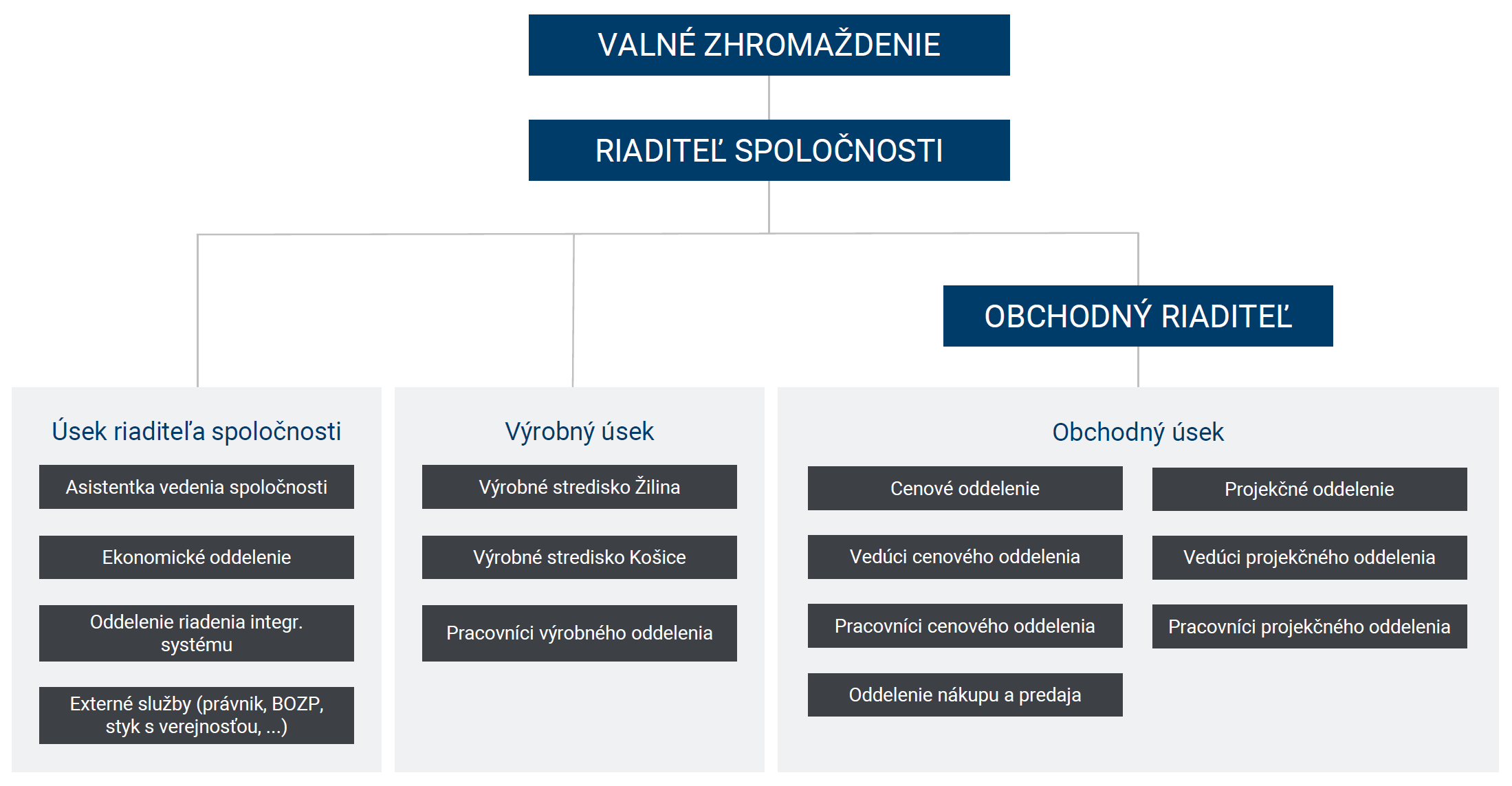 Organizačná štruktúra